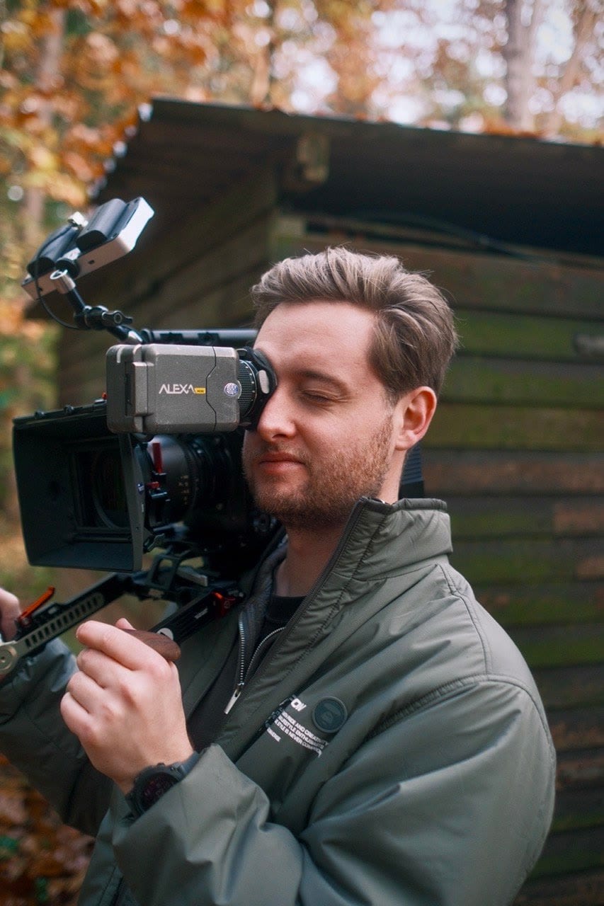 Behind the scenes on set