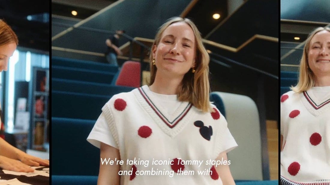 Still from Tommy x Disney — Making Of