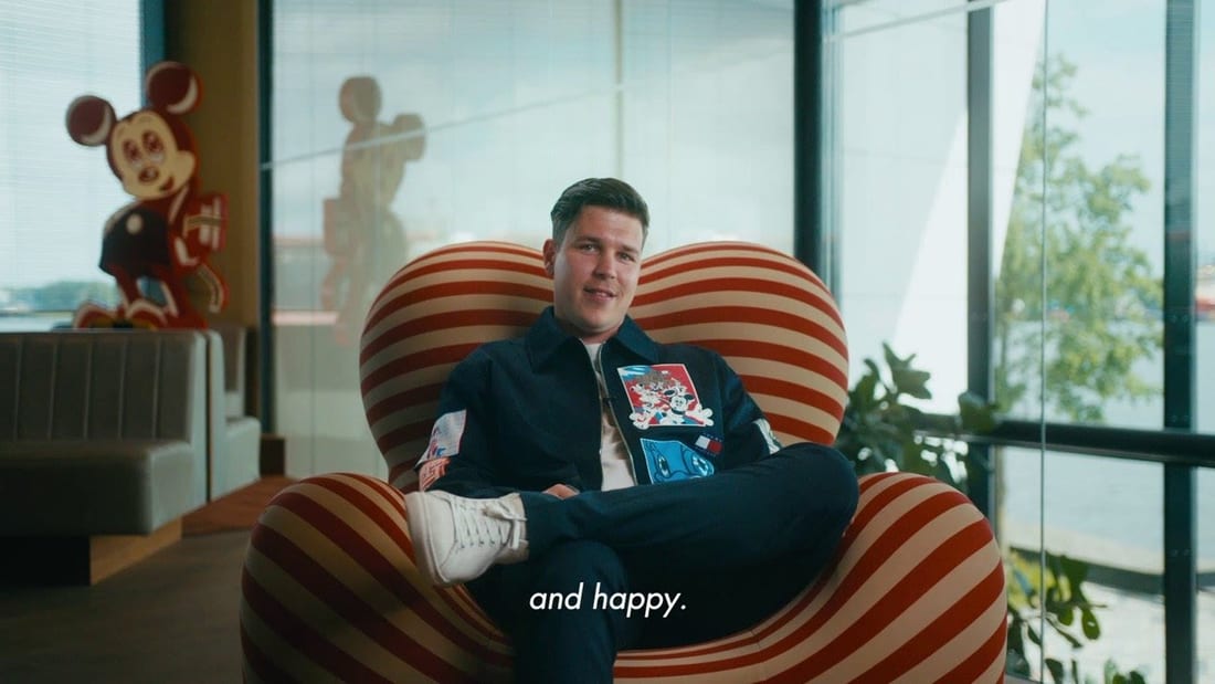 Still from Tommy x Disney — Making Of