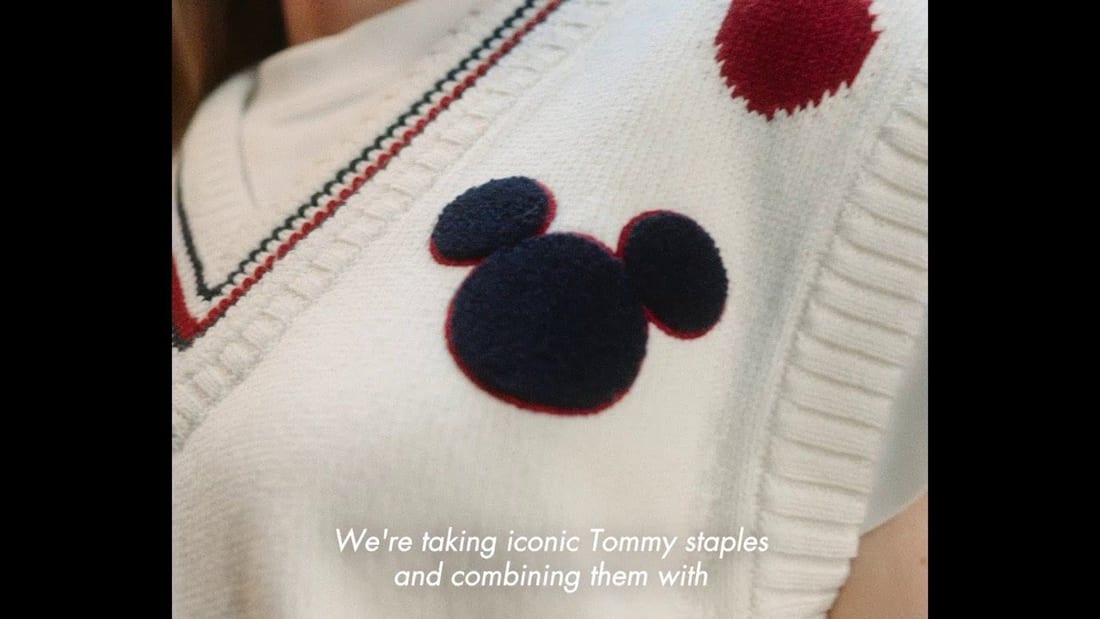 Still from Tommy x Disney — Making Of