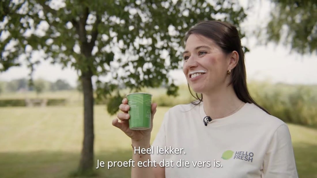 Still from HelloFresh van ‘t Land
