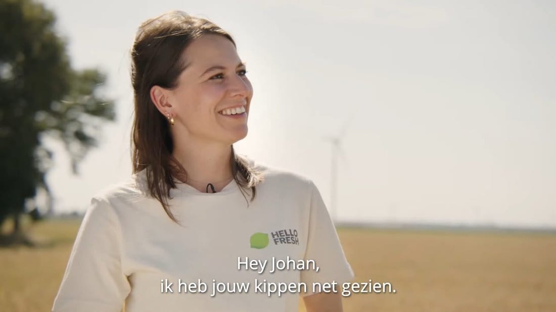 Still from HelloFresh van ‘t Land