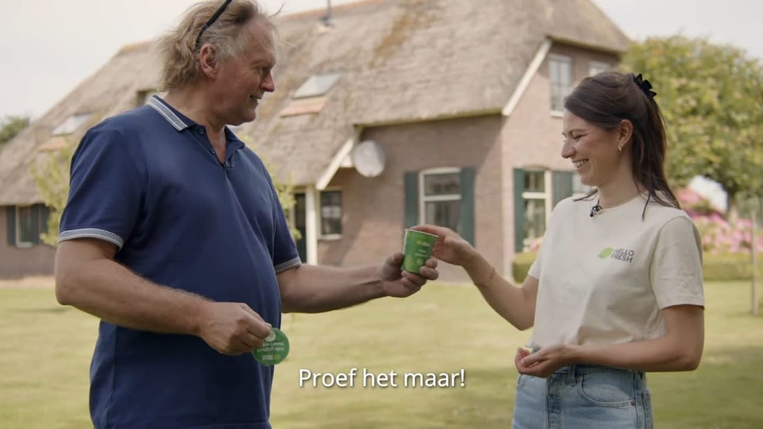 Still from HelloFresh van ‘t Land